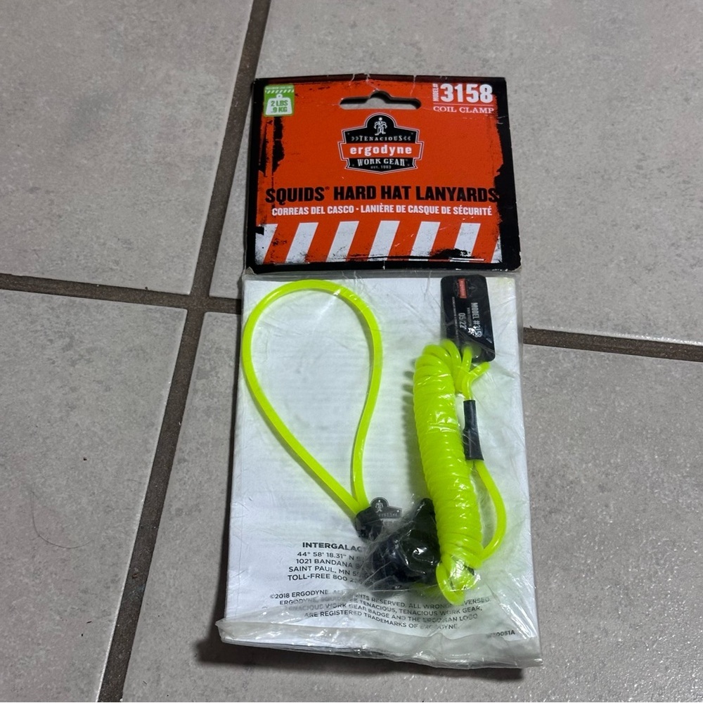Ergodyne Squids Hard Hat Lanyards‎